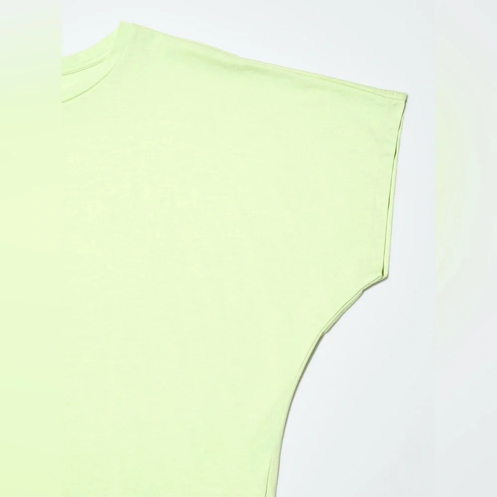 Uniqlo Airism Drape T-Shirt, Short Sleeve Top, White, XS - Picture 12 of 16